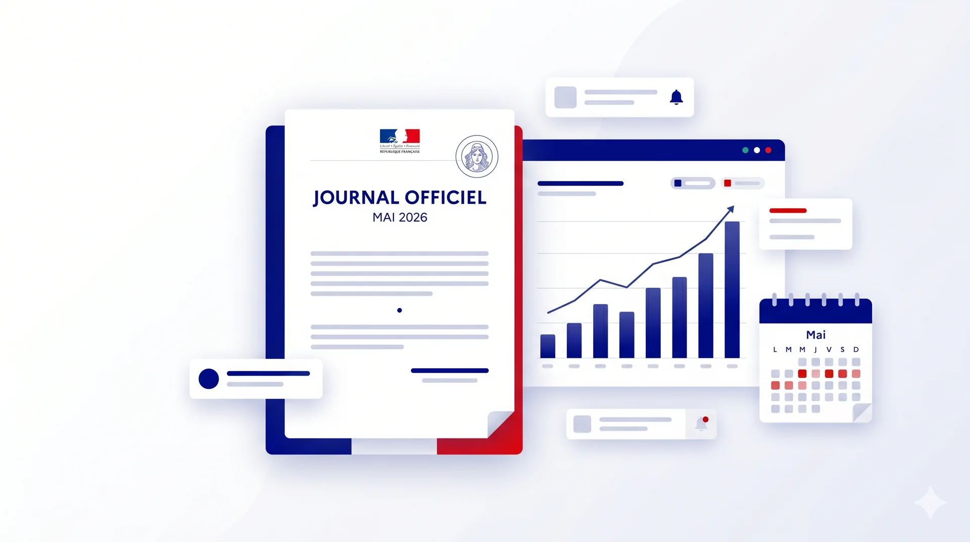 Journal officiel mai 2026 : décrets de naturalisation, baromètre du mois avec tendance à la hausse
