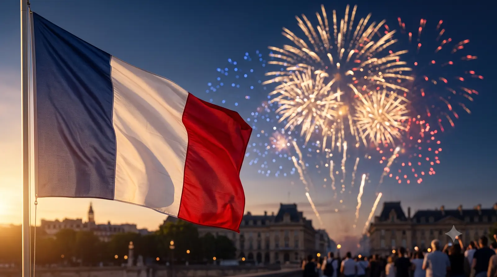 Décret de naturalisation daté du 14 juillet 2026, jour de la Fête nationale française : 705 personnes deviennent françaises (drapeau tricolore, Journal officiel)