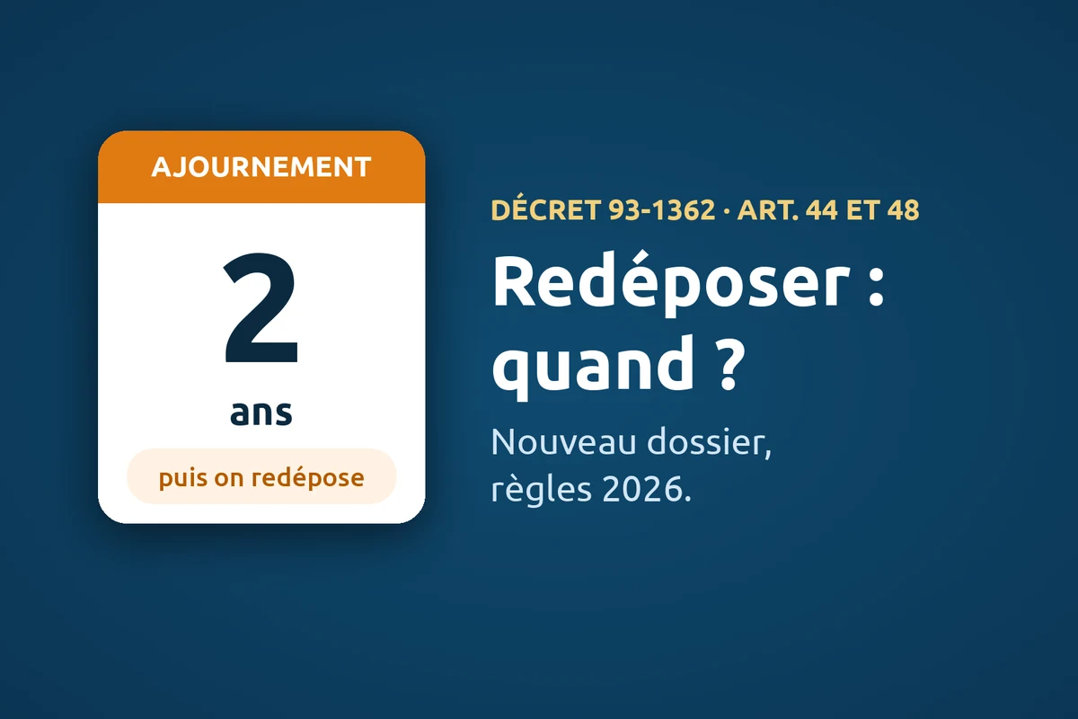 Après un ajournement de 2 ans, on redépose une nouvelle demande de naturalisation : nouveau dossier et règles 2026