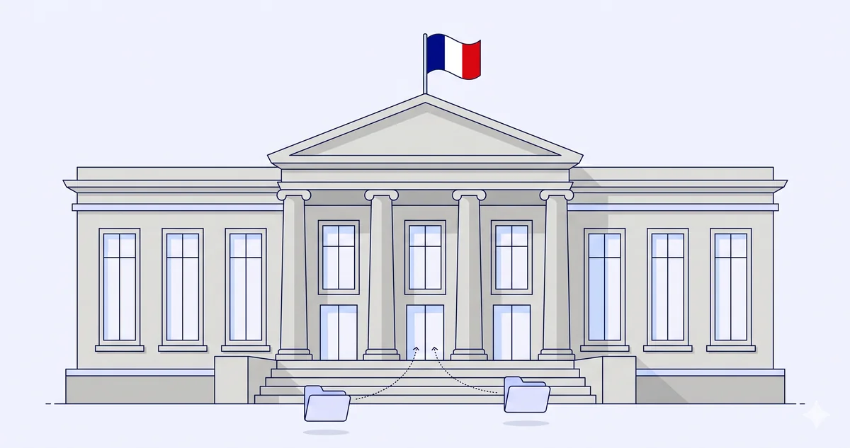 Illustration éditoriale : SDANF (Sous-Direction d'Accès à la Nationalité Française)